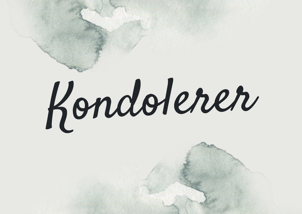 Kondolerer