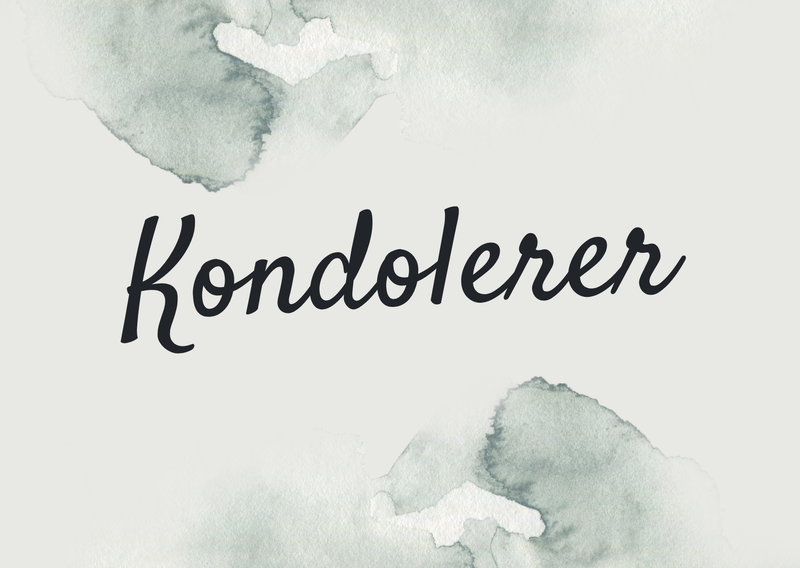 Kondolerer